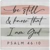 Small Plaque  - Be Still